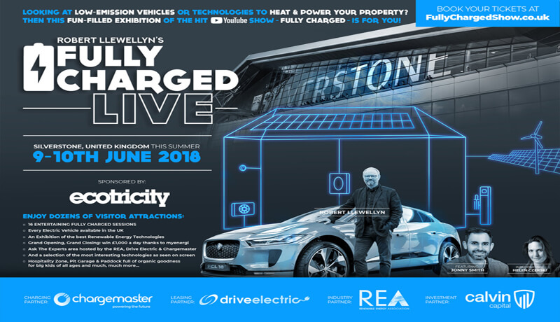 Fully Charged Live, Robert Llewellyn, Jonny Smith, Helen Czerski, Silverstone