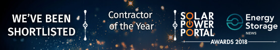 Solar Power Portal Awards, Contractor of the Year, 2018