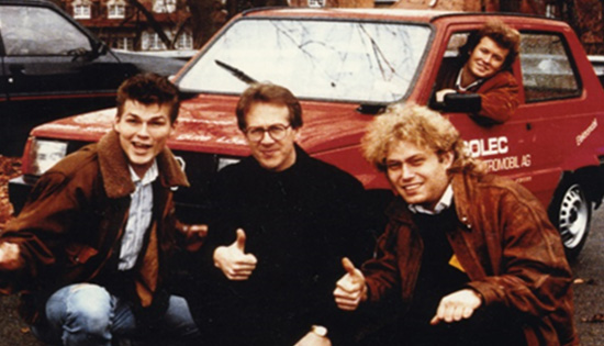 Morten, Harket, Aha, electric car, EV, Bellona, 1980s
