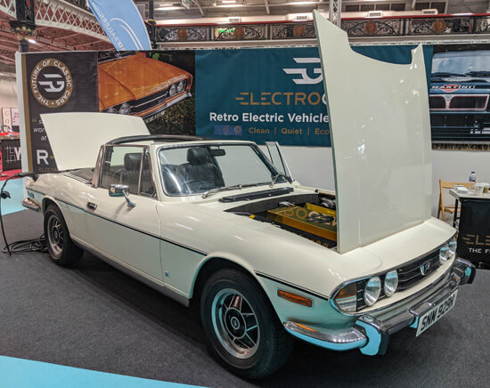 Triumph, Stag, electric, battery