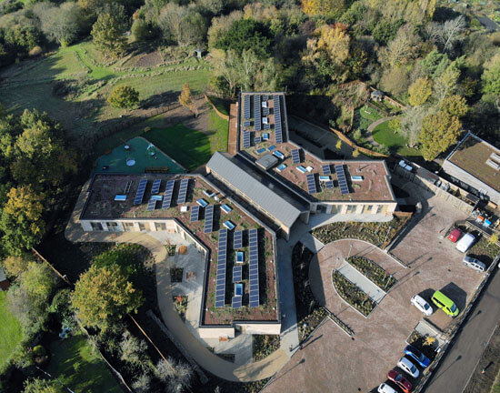 Noah'sArk, Green roof, biosolar, aerial, BArnet