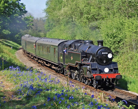 Bluebell railway, EV charge points, electric vehicles, ev charge point install, ev infrastructure